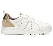 Sneakers mujer FLUCHOS F1665 BLANCO CASUAL SPORT BLANCO ORO COM.2 35065 25V