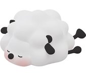 Baby Night Light, Rechargeable Kids Cute Touch Night Light, 3 Levels Dimmable, 30 Minutes Timer, Soft Silicone Little Sheep (Black)