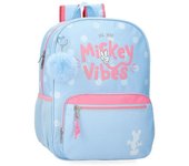 JOUMMA MOCHILA ESCOLAR MICKEY VIBES 38CM ADAPTABLE A CARRO MICKEY VIBES 12x30x38 Cms.