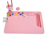 Tapete de silicona lavable para pintar grafitis, paleta de pigmentos lavable para pintar con silicona