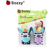 Correa de muñeca decorativa relajante para bebé Sozzy, correa de reloj, calcetines sonajero para recién nacidos, juguete educativo para bebés de 0 a 1 años