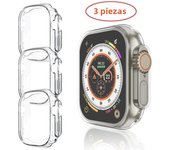 Watch Case for Apple Watch Ultra 49MM Series 8 7 SE 6 5 4 3 2 45MM 41MM 44MM 40MM Transparent Cover Apple Watch Screen Protector