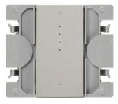 SIMON 270 | Interruptor regulable iO CF 3H iO con tecla estrecha aluminio 21001321-093