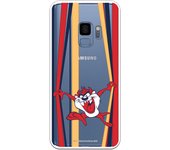 Funda original compatible con Samsung Galaxy S9 - Taz Franjas verticales