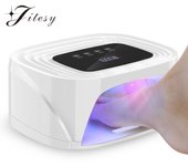 20W Nail Fungus Laser Device Wireless Charging&Digital Display Red light 24*650NM+Blue light 12*470NM Cleaning Onychomycosis