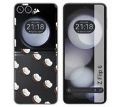 Tumundosmartphone Funda Carcasa Dura para Samsung Galaxy Z Flip 6 5G diseño Cocos Dibujos