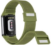Magnetic Loop for Fitbit Charge 6 Bands Nylon Adjustable Replacement Wristbands for Fitbit Charge 5 Smart Watch Straps