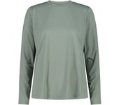 Camiseta de Manga Larga Campagnolo  para mujer en color verde