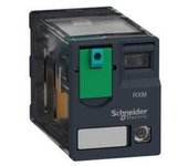 Relé Miniatura Schneider Electric + LED 6A 4 NA/NC 24V DC - Interruptores y Relés