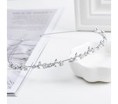 Flower rhinestone headband headdress hair lady