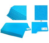 UD - Set de 10 Cartulinas Goma Eva con Brillo 40X60CM , con todo tipo de colores para eligir