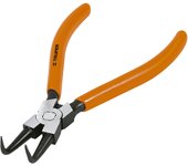Alicate Seeger Truper para Cerrar Anillos a 90 Grados con Mango de Vinil y Acero Al Carbono de 17 Cm