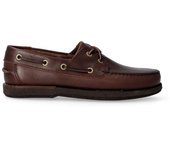 VANESSA Zapato náutico de piel hombre SAK 3200 MARRON