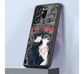 Case for Samsung Galaxy S24 Ultra S23 Ultra S20 FE S21 S22 Plus S10 S9 S23 5G Matte Cover Japan Anime Jujutsu Kaisen
