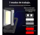 2200mah Camping Outdoor COB Work Light Usb Long Lasting Rechargeable Lamp Led Flashlight Portable Lantern Torch Power Bank