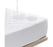 Protector Colchón Acolchado Impermeable Ajustable Transpirable Blanco Cama 90 105 135 150 CM Para Niños Adultos Ancianos Fácil Lavado