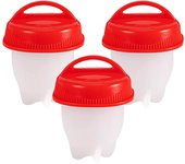 3/6pcs BPA Free Silicone Egg Boiler Steamer Non-stick Silicone Egg Cook Cups Fast Egg Poacher for Breakfast Kitchen Cooking Tool