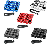 17/21/19mm 20PCS Car Wheel Nut Caps Protection Covers Caps Anti-Rust Auto Hub Screw Cover Car Tyre Nut Bolt Exterior Decoration