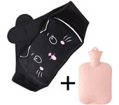 Hot Water Bag for Menstruation Hot Pack Pouch Microwave Heating Plush Cover Stomach Belt Warm Waist Cover Hot Water Bottle Bag