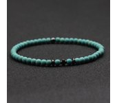 4mm Natural Stone Bracelet Men Hematite Cross Braclet Rice Bead Braslet Homme Boyfriend Gift Bracciale Uomo Joias Yoga Jewelry