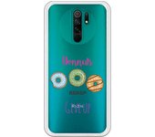 Funda compatible con Xiaomi Redmi 9 - Donuts never give up