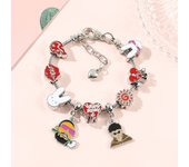 Bad Bunny Charms for Bracelets Snake Chain Bangles For Women Hip Hop Singer Gift Fashion Accessories