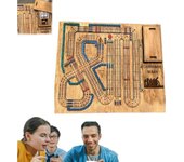 Juego de mesa Cribbage Wars 2024, juego de guerra de cribbage, juego de mesa de cribbage de madera que incluye naipes y clavijas de cribbage, juego de mesa para adultos en familia