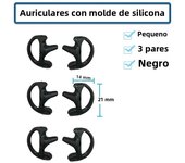 Silicone Earmold Earbud for Universal Walkie Talkie Radio Air Acoustic Coil Tube Earpiece Headphone Suitable Headset accessories