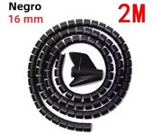 2M Cable Tube Sleeve Flexible Cord Bundler Wire Wrap Cable Management System Desk Wire Organizer for Office Home TV PC Computer