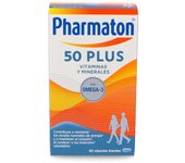 Pharmaton 50 Plus 60cap - Suplemento Nutricional para Estrés, Sueño y Ansiedad