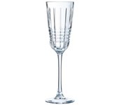Cristal D'arques Rendez-Vous - Juego de 6 Copas Flauta de Cristalín 17CL - Transparente Brillante - Reciclable