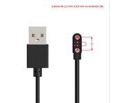 2Pin 4Pin 5Pin Magnetic Charging Cable USB Dock Charger Power Adapter For Smart Watch Juicer Thermo Cup Earphones Beauty Devices