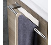 Toalleros de Baño sin Taladro Adhesivo,Toallero Acero Inoxidable 304 Cepillado Accesorios sin Taladro para Baño y Cocina 28CM,Plata