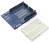 UNO R3 Development Board ATMEGA328P CH340 / ATEGA16U2 Compatible For Arduino R3/R4 UNO Proto Shield Expansion Board With Cable