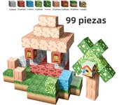 100PCS Magnetic Blocks Build Frozen Castle Magnet WorldToddler Christmas Birthday Gifts Sensory Toys for3+  Girls and Boys
