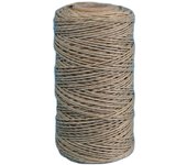 Cuerdas Valero Hilo de cuerda bramante de cáñamo natural 1,2 mm para paquetería y decoración