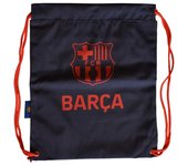 Fútbol Club Barcelona Bolsa Gymsack Mochila Cuerdas Saco azul marino letras rojas BARÇA producto oficial 42x32cm 5004GYE4