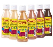 JOVI TEMPERA JOVI PAINT 250ML 6 COLORES MULTICULTURAL TEMPERA 17x11x18 Cms.