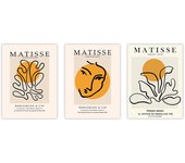 Set de 3 cuadros calidad premium con marco de madera - 30x40 cm o 50x70 cm - POSTER LAB