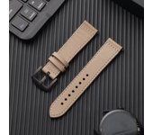 Samsung Galaxy Watch Active Adjustable Leather Strap 22mm Retro PU Leather Breathable and Waterproof for Smart Watch Accessories