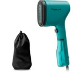 Cepillo de vapor Pure Pop de Rowenta, elimina arrugas/purifica los tejidos, salida de vapor de hasta 20 g/min, quitapelusas, tejidos delicados, sistema de cabezal reversible, compacto, apto para viajar, rápido calentamiento, DR2024D1