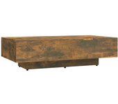 vidaXL Mesa de centro madera de ingeniería 100x49,5x31 cm Blanco, Negro, Gris Mesita de Salón o Comedor o Auxiliar Mesa de Café Meuble Salón