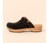El Naturalista Zuecos N5834 SILK SUEDE BLACK / SHOKUNIN para Mujer color Black