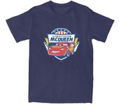 Mens T-Shirt Cars 3 Lightning McQueen Lightning Fast T-Shirts Popular Summer Tee Shirt Y2K Custom Logo Clothes Plus Size