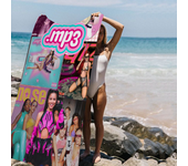 Emilia Mernes Singer Microfiber Blanket Quick Drying Beach Towels Oversized Printing Super Absorbent Pool Towel Blanket