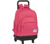 SAFTA - BLACKFIT8 FRESA Mochila con Carro Incorporado Diseño Único y Licencia Oficial - Mochila hombreras y espalda acolchada - Mochila Extraible se puede lavar - Mochila carro incorporado diseño único  - Mochila Espalda Ergonómica y Hombreras Acolchadas