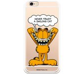 Funda original compatible con iPhone 6 o 6S con un diseño de Garfield Never Trust a Cat