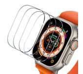 Screen Protector For Apple Watch Ultra 49mm Accessories Anti-Scratch Waterproof Tempered Glass HD Full Film iWatch Ultra 49 mm