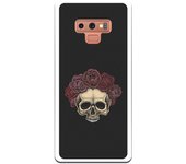 Funda compatible con Samsung Galaxy Note 9 - tatoo calavera mexicana dotwork