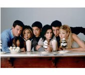 Vintage Friends TV Show Canvas Painting Central Perk Friends Poster Print Wall Art Pictures Living Room Decor Cuadros No Frame
